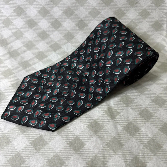 Vtg Christian Dior Monsieur Luxury Tie Colorful Abstract Print Necktie - Picture 1 of 5